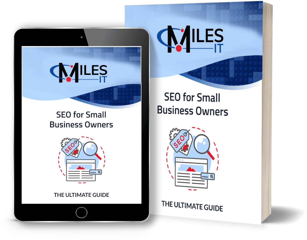 Physical and digital versions of SEO for Small Business Owners Ultimate Guide