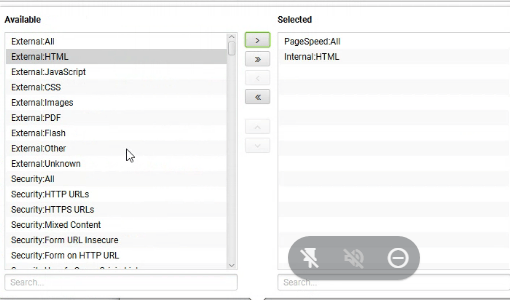 choosing the right reports to export in screaming frog